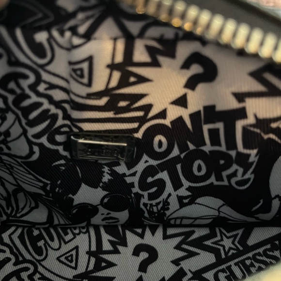 Guess Black Crossbody Bag with Red Accents - Picture 4 of 4